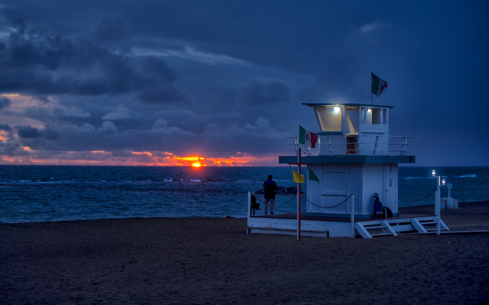 Chi ha detto che a Ostia i tramonti sono i pi� belli?